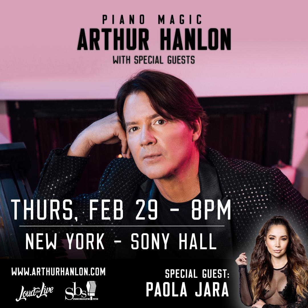 EL EXTRAORDINARIO PIANISTA ARTHUR HANLON INVITA A PAOLA JARA A SU SHOW